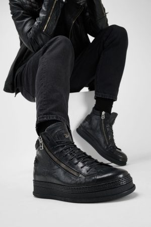 Men-wearing-COLE-rugged-black-welted-distressed-zipped-high-leather-sneakers-244062.jpg